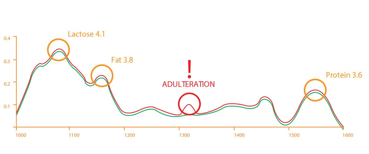 Adulterations in raw milk