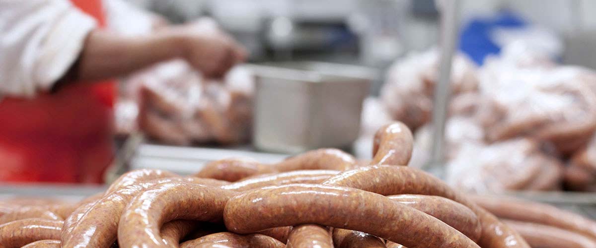 Raw sausages