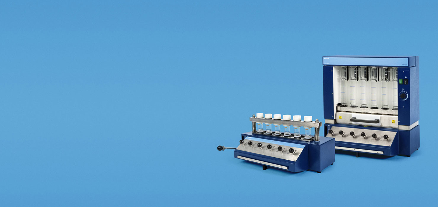 FT 122 Fibertec, Fibre determination according to standard method