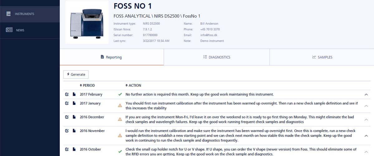 Foss Assure online monitor