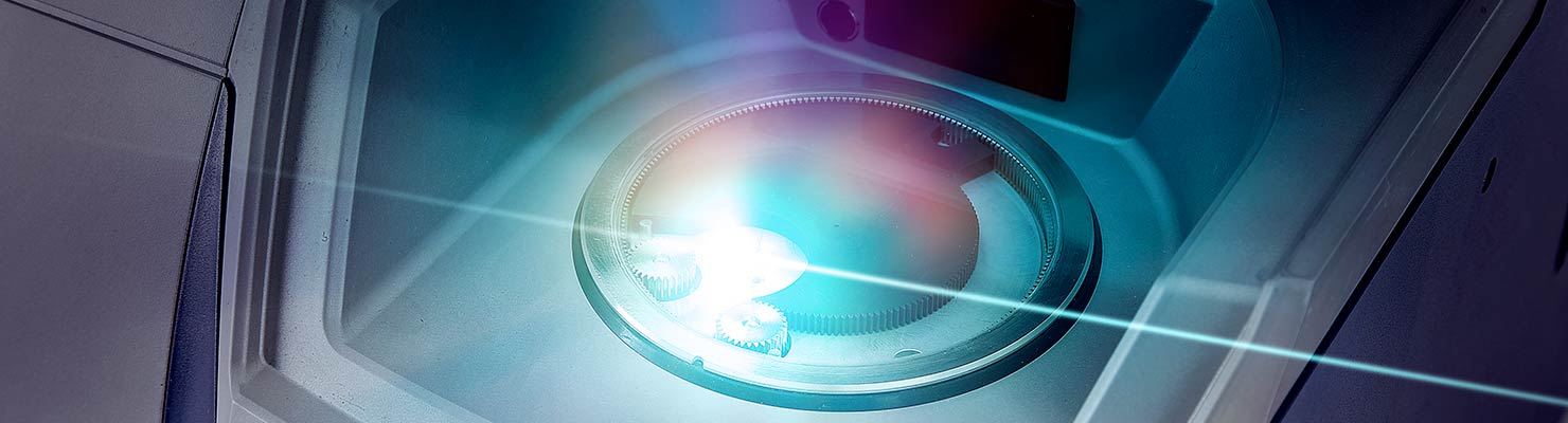 Near infrared test for particle-size in feed