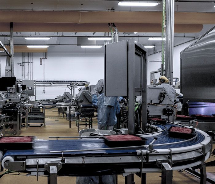 Produção de carne moída